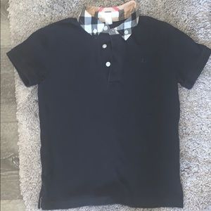 Authentic Boys Burberry Polo top NAVY BLUE